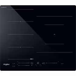 Whirlpool WF S9860 CPNE, Noir, Intégré, 60 cm, Plaque avec zone à induction, Verre-céramique, 3 zone(s)