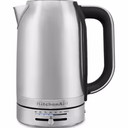 KitchenAid 5KEK1701ESX, 1,7 L, 2400 W, Acier inoxydable, Plastique, Acier inoxydable, Thermostat réglable, Sans fil