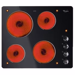 Whirlpool AKM903NE, Noir, Intégré, Céramique, Verre-céramique, 4 zone(s), 4 zone(s)