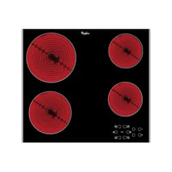 Whirlpool AKT 8090 LX plaque Noir Intégré Céramique 4 zone(s)