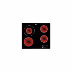 Whirlpool AKT 8130 BA, Noir, Intégré, Céramique, Verre, 4 zone(s), 4 zone(s)