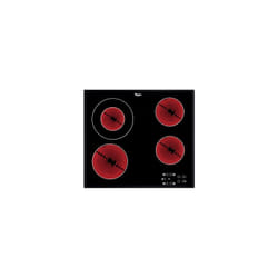 Whirlpool AKT 8130 BA plaque Noir Intégré Céramique 4 zone(s)