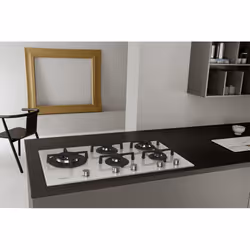 Whirlpool GOA 9523/WH Blanc Intégré 90 cm Gaz 5 zone(s) - Vue supplémentaire 7