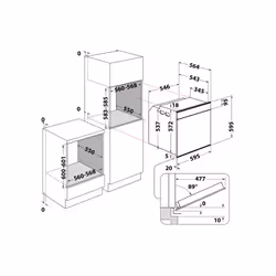 Whirlpool AKZM 8660 IX 73 L A+ Acier inoxydable