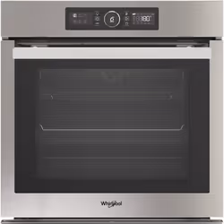 Whirlpool Four encastrable pyrolyse AKZ9 626 IX Inox, Moyenne, Four électrique, 73 L, 73 L, A pyrolyse, Intégré