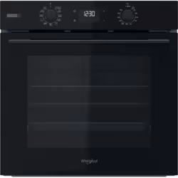 Whirlpool OMSK58CU1SB, Moyenne, Four électrique, 71 L, 71 L, Assisté par ventilateur, Catalyse