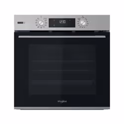 Whirlpool OMSK58RU1SX, Moyenne, Four électrique, 71 L, 71 L, Forcé par un ventilateur, Hydrolytique + Pyrolytique