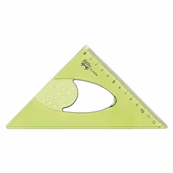 ARDA Elastika, Triangle, Plastique, Vert, cm, 200 mm, 1 pièce(s)