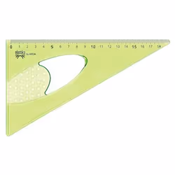 ARDA Elastika, Triangle, Plastique, Vert, cm, 200 mm, 1 pièce(s)
