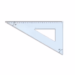 ARDA 28830MAN, Triangle, Transparent, 300 mm