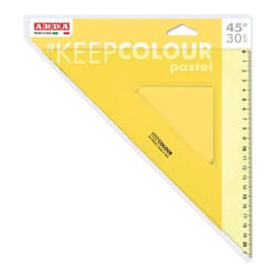 ARDA KCP4530 règle Règle de bureau 300 mm Plastique Jaune 1 pièce(s)