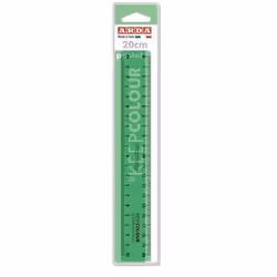 ARDA KCP20P, Règle de bureau, Plastique, Vert, cm, 200 mm, 1 pièce(s)