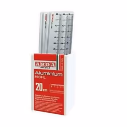 ARDA 17920BAR, Règle, 15 pièce(s), Aluminium, Aluminium, 20 cm