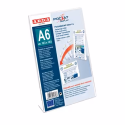 ARDA 80LA6, Transparent, A6, Universel, 105 mm, 148 mm