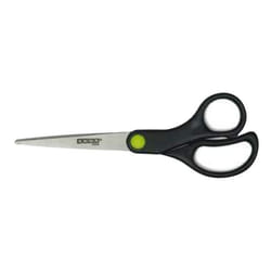 ARDA FB15RE ciseaux à bouts ronds Ciseaux d'office Découpe droite Noir, Vert, Acier inoxydable