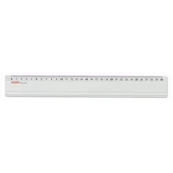 ARDA 18280, Règle de bureau, Aluminium, Aluminium, 800 mm, 1 pièce(s), Sachet souple