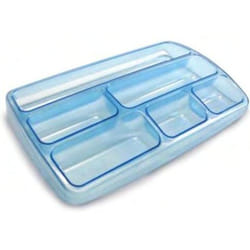 ARDA TR3110 Bac à stylos Bleu, Transparent