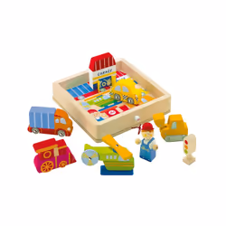 Sevi 81677 Puzzle en cubes Bâtiments