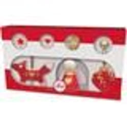Trudi - Set Déco Noel rouges (3 pcs)
