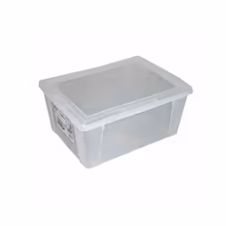 Bac rigide en polypropylène transparent neutre Modifiable avec d'autres tailles Idéal pour ranger tous types d'objets Convien ...