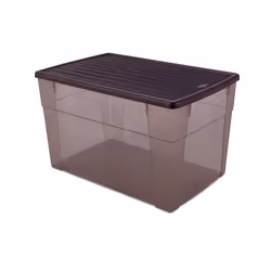 Stefanplast Elegance, Boîte de rangement, Marron, Rectangulaire, Monochromatique, Marron, 62 L