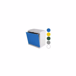 cm.40x30x40h. étiquettes adhésives de couleur bleu clair incluses seau interne facilement amovible système modulaire Pièces p ...