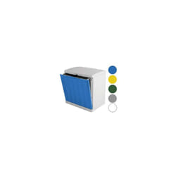 Amica Eco - Poubelle Modulaire Space En Polypropylène Lt.20 - cm.40x30x40h. - couleur bleu clair