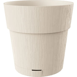 STEFANPLAST Pot de fleur ETHICA - 2 L - 40 x h39 cm - Avec réserve deau - Blanc