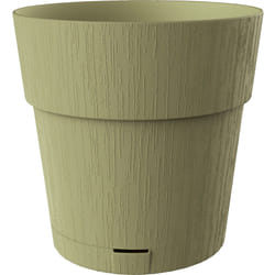 STEFANPLAST Pot de fleur ETHICA - 2 L - 40 x h39 cm - Avec réserve deau - Vert olive