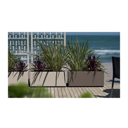 Starwax - bac a fleur ethica rectangulaire 80 cm vert