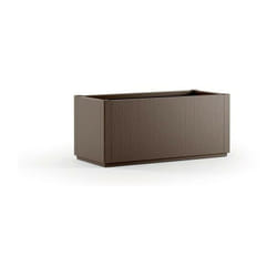 Starwax - ethica rechteckiger blumenkasten 80 cm taupe