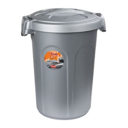 KERBL - Conteneur pour chien Tom 16 kg 46 l - 44,5 x 40 x 61 cm - Gris