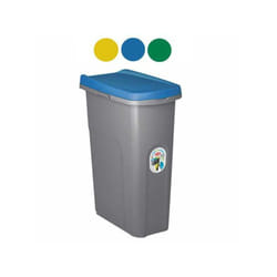 Stefanplast - Home Eco System Poubelle Gr/Jaune l 25