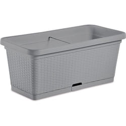 Stefanplast Bac A Fleur Natural - 66 L - 80x40x34h Cm - Gris Pierre 75366