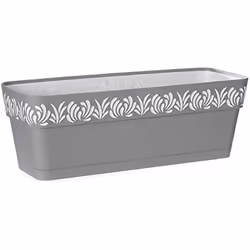 Jardinière - Stefanplast - Gaia 50 cm - Pierre - Avec réserve deau