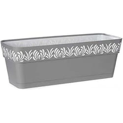 Jardinière - Stefanplast - Gaia 50 cm - Pierre - Avec réserve deau