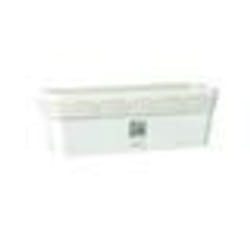 STEFANPLAST Balconnière Cloe - 50 cm - Blanc et taupe travertin