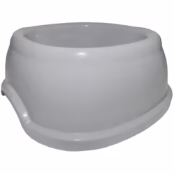 Ecuelle carrée 400 ml, couleur gris matière plastique, pour chat et chien contenance 400 ml dimension: longueur 16 cm, largeu ...