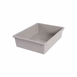 Bac à litière Eco Small. adapter pour les chatons. dimension 28,5 x 38,5 x 9,5 cm couleur Taupe. Bac à litière en plastique,  ...