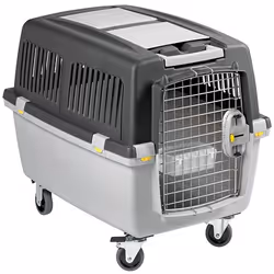 Kerbl 84584, Caisse de transport rigide pour animaux de compagnie, Caisse de transport avion pour animaux de compagnie, Chien ...