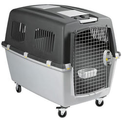 Kerbl 84587 Cage de transport pour animaux de compagnie Caisse de transport avion pour animaux de compagnie