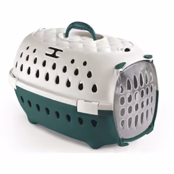Cage de transport Smart chic verte max 6 kg convient pour petit chien chihuahua, yorkshire terrier et chat cette cage est élé ...