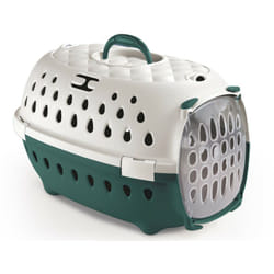 Stefanplast - Cage de transport Smart chic verte max 6 kg pour petit chien et chat