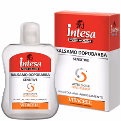 Intesa After Shave Lotion Vitacell, Baume après rasage, Peau sensible, 100 ml, Anti-irritation, Anti-rougeurs, Hydratant, Raf ...
