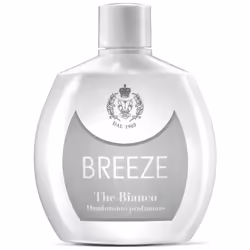 BREEZE The Bianco, Femmes, Déodorant parfumé, Déodorant à pression, Bouteille, 100 ml, Bergamote, Orange
