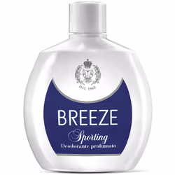 BREEZE Sporting, Femmes, Déodorant parfumé, Déodorant à pression, Bouteille, 100 ml, Bergamote, Citron, Mandarin, Petitgrain