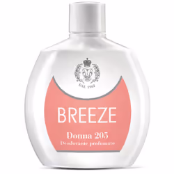 BREEZE Donna 205, Femmes, Déodorant parfumé, Déodorant à pression, Bouteille, 100 ml, Bergamote, Cassis