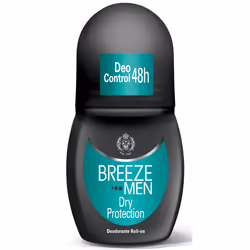 BREEZE Dry Protection, Hommes, Déodorant, Déodorant roll-on, Boîte, 50 ml, 48 h