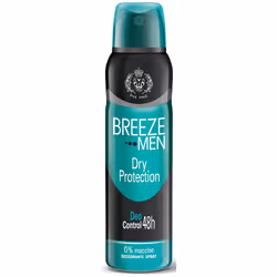 BREEZE Dry Protection, Hommes, Déodorant, Déodorant spray, Spray, 150 ml, 48 h