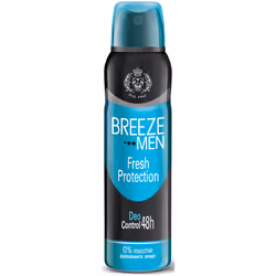 BREEZE Fresh Protection, Hommes, Déodorant, Déodorant spray, Spray, 150 ml, 48 h